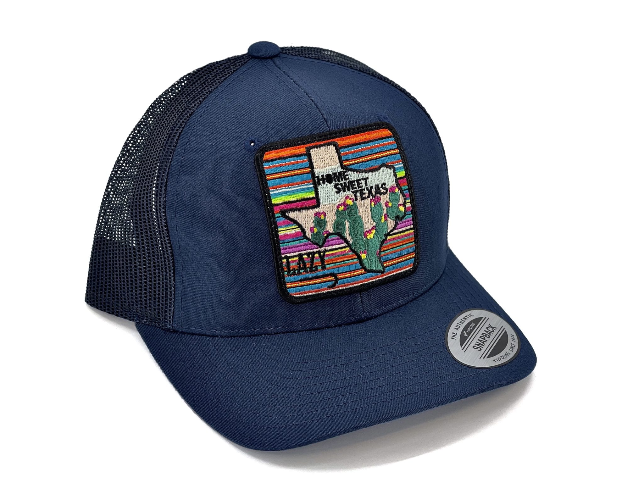 Navy Blue Lazy J Ranch Cap – Snapback – Alfa Western Wear