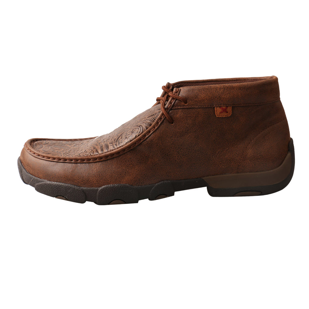 Men’s Twisted X Chukka Driving Moc – Brown & Brown Print MDM0059 – Alfa ...