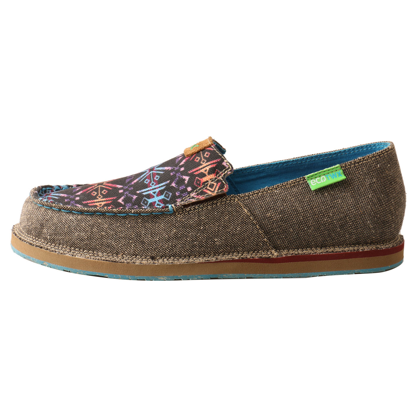 Women’s Twisted X Slip-On Loafer – Eco Dust & Blue Aztec WCL0014 – Alfa ...