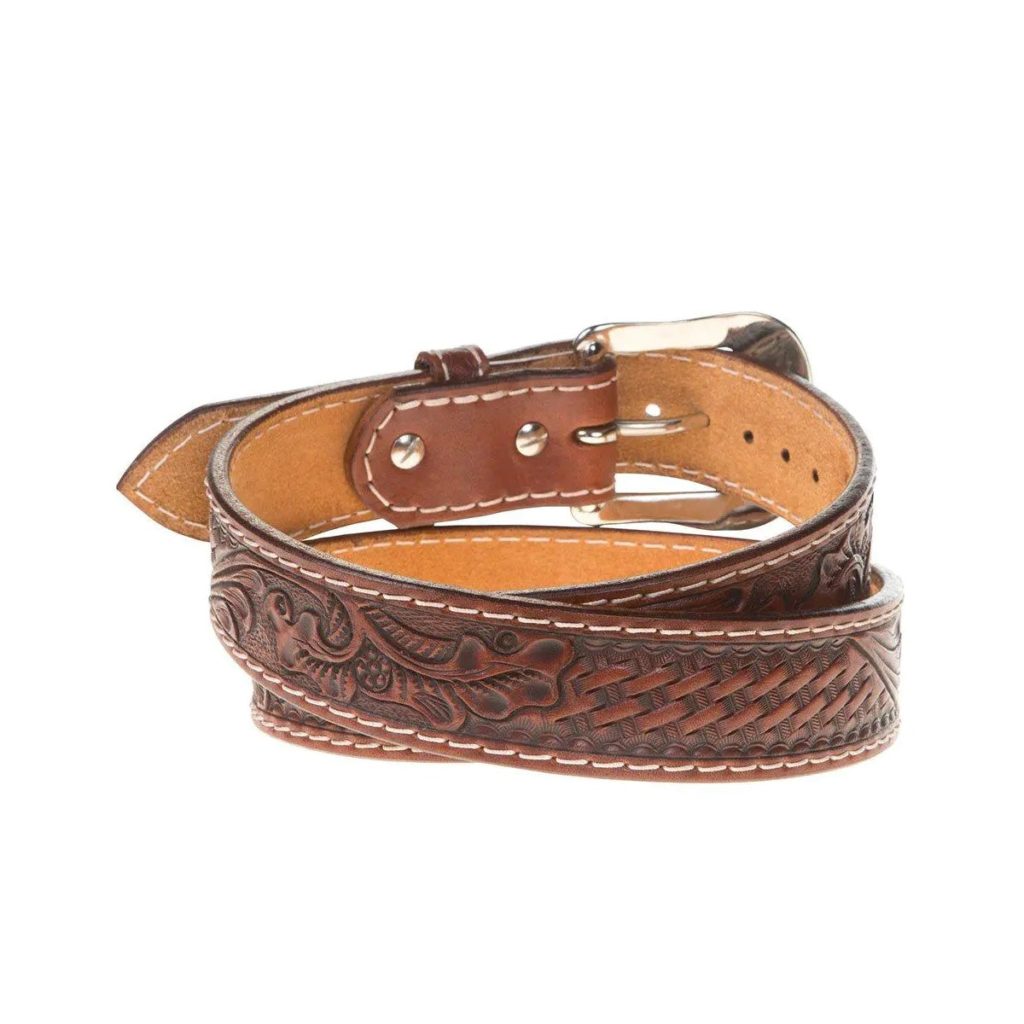 Twisted X Hand Tooled/Basket Weave Leather Belt – Alfa Western Wear