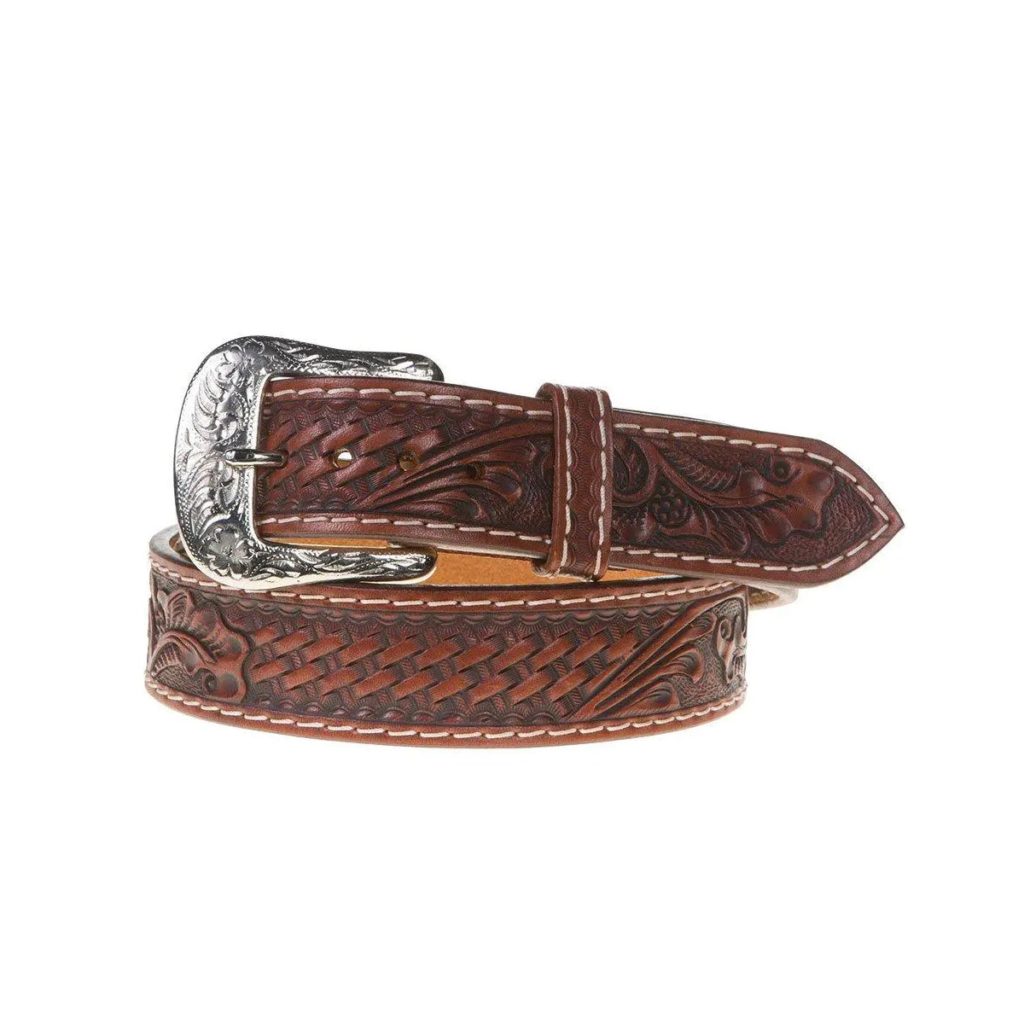Twisted X Hand Tooled/Basket Weave Leather Belt – Alfa Western Wear