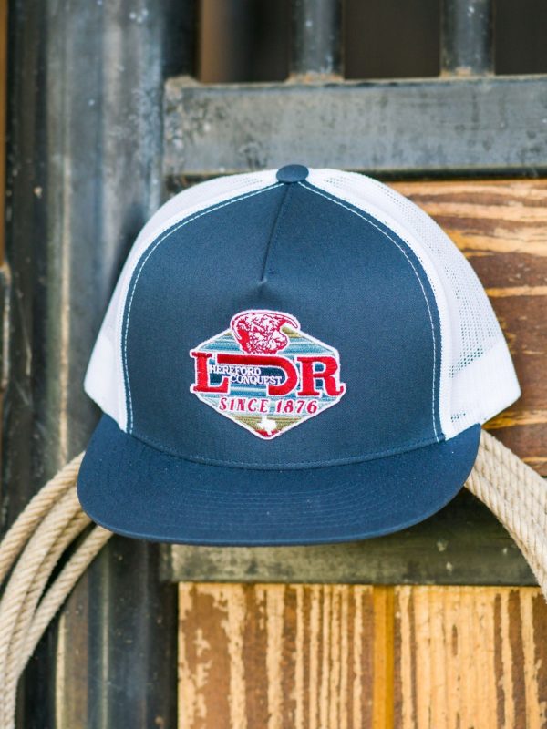 Lazy J Ranch Wear Cap - “Navy/White”