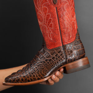 caiman neck boots