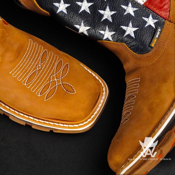 Rockin leather american flag on sale boots