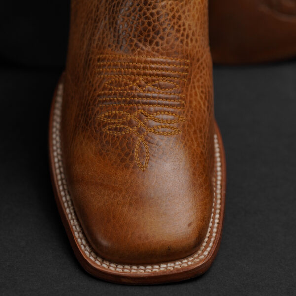 Honey Bull Hide – Square Toe
