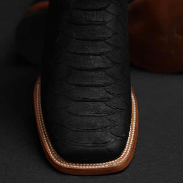 Black Python – Square Toe
