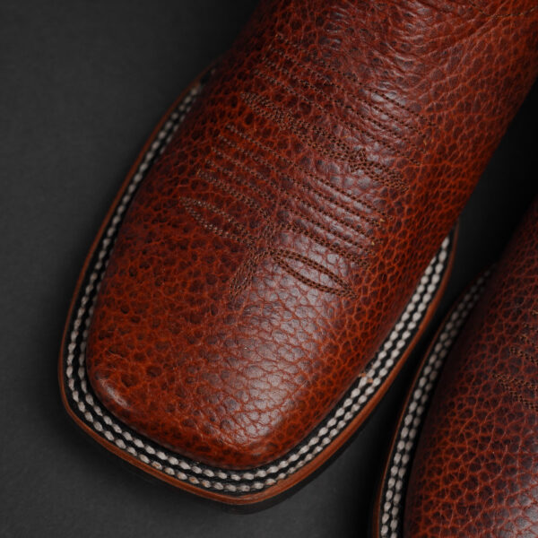 Cognac Bullhide – Square Toe