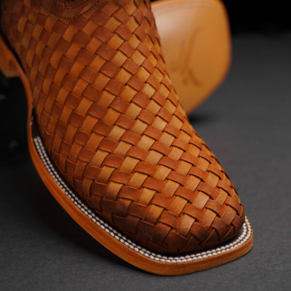 Honey Basketweave – Square Toe