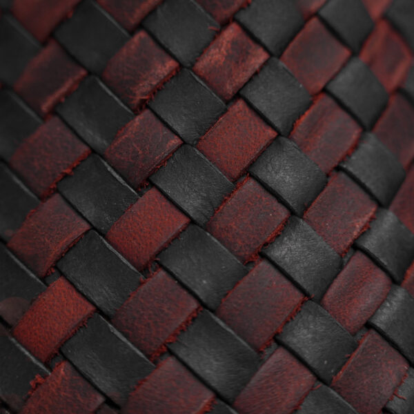 Black/Cognac Basketweave – Square Toe