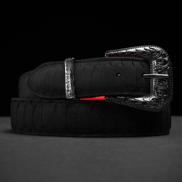 Black Python Belt