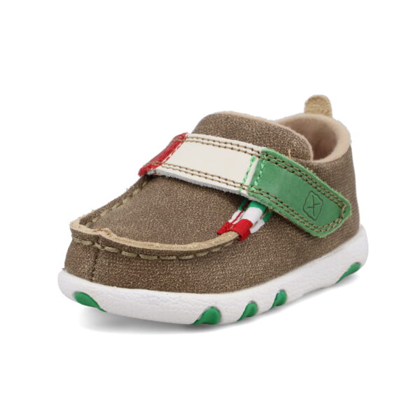 Twisted X Infant Driving Moc Dusty Tan & Multi