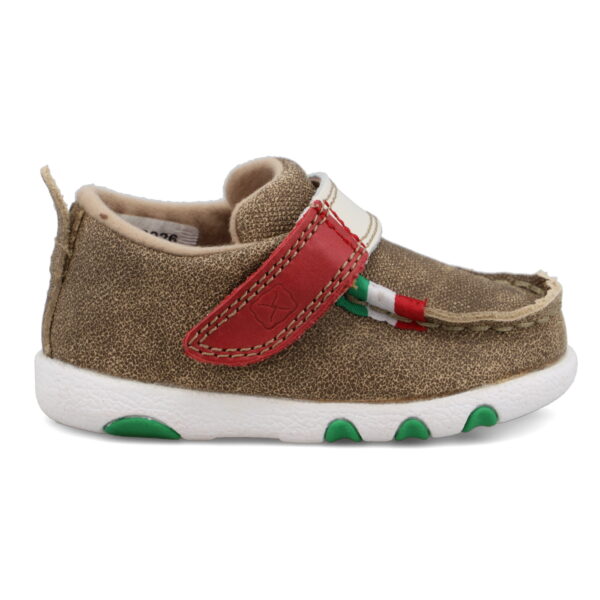 Twisted X Infant Driving Moc Dusty Tan & Multi