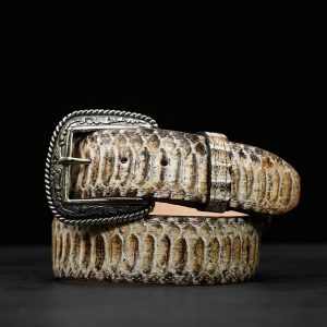 Natural Brown Python Belt