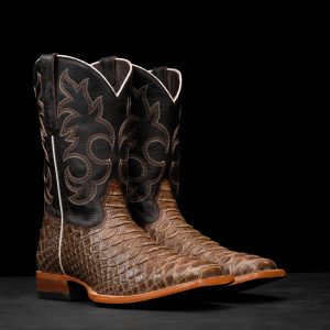 Brown Giant Python – Heritage Square Toe