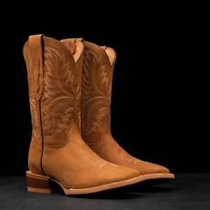 Honey Cowhide – Arena Square Toe