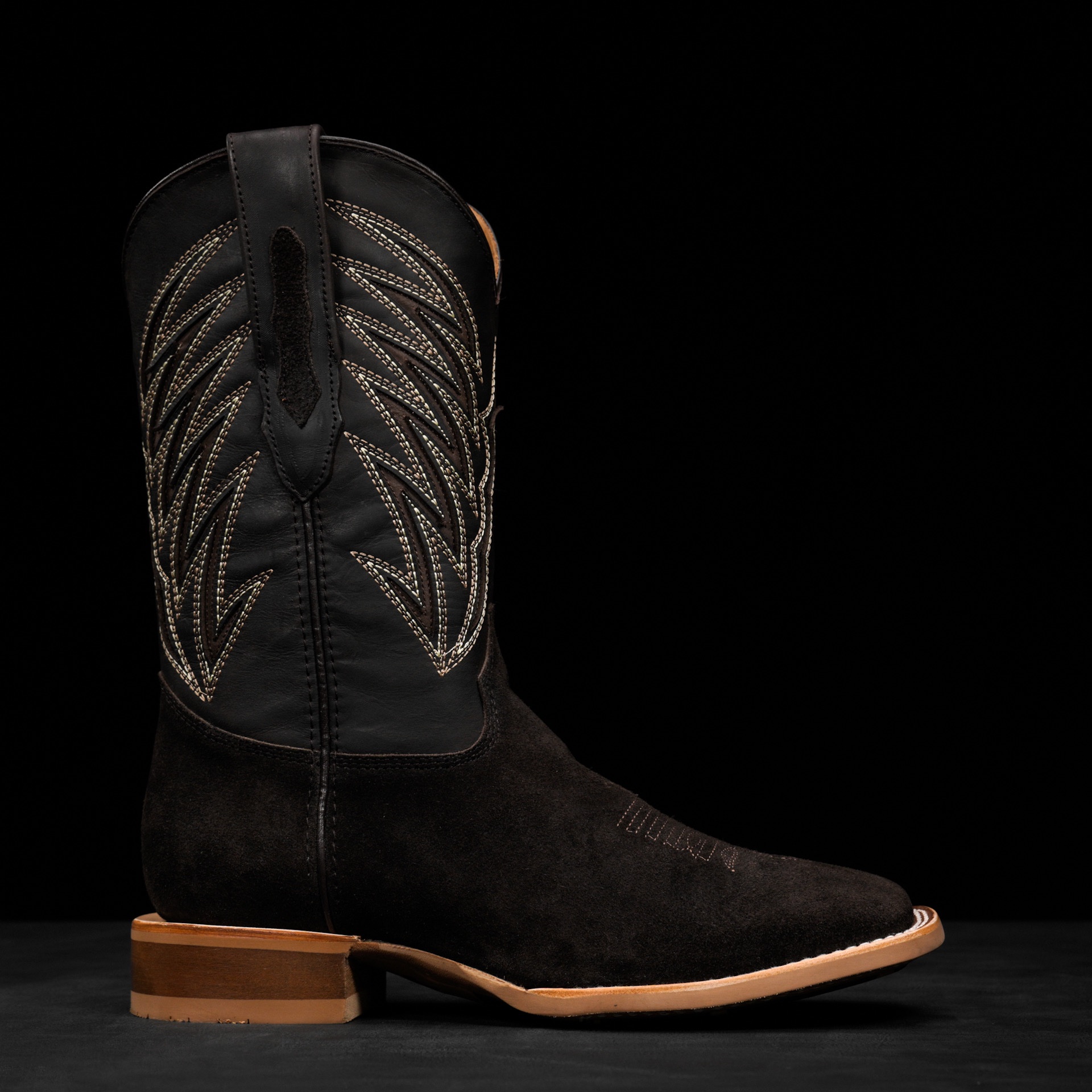 Brown Roughout – Arena Square Toe - Image 2