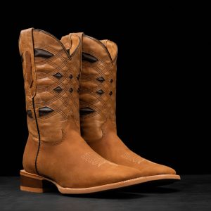 Honey Cowhide – Arena Square Toe