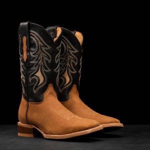 Honey Cowhide – Arena Square Toe