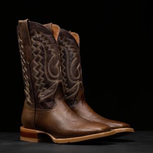 Brown Bullhide – Square Toe