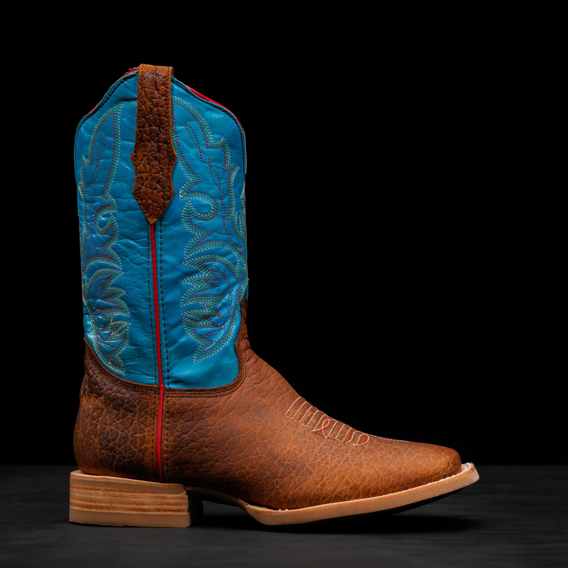Honey Bullhide - Ranch Square Toe - Image 2