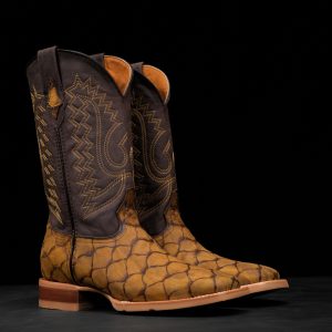 Matte Honey Fish Scale – Square Toe