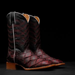 Cherry Pirarucu – Square Toe
