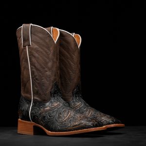 Brown Hand Tooled – Square Toe