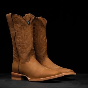 Honey Cowhide – Square Toe