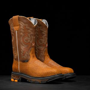 Honey Bull Shoulder Steel Toe - Square Toe
