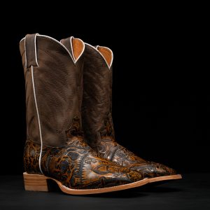 "The Deadman's Hand" Tan Safari – Square Toe