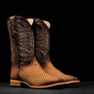 Honey Basketweave – Square Toe