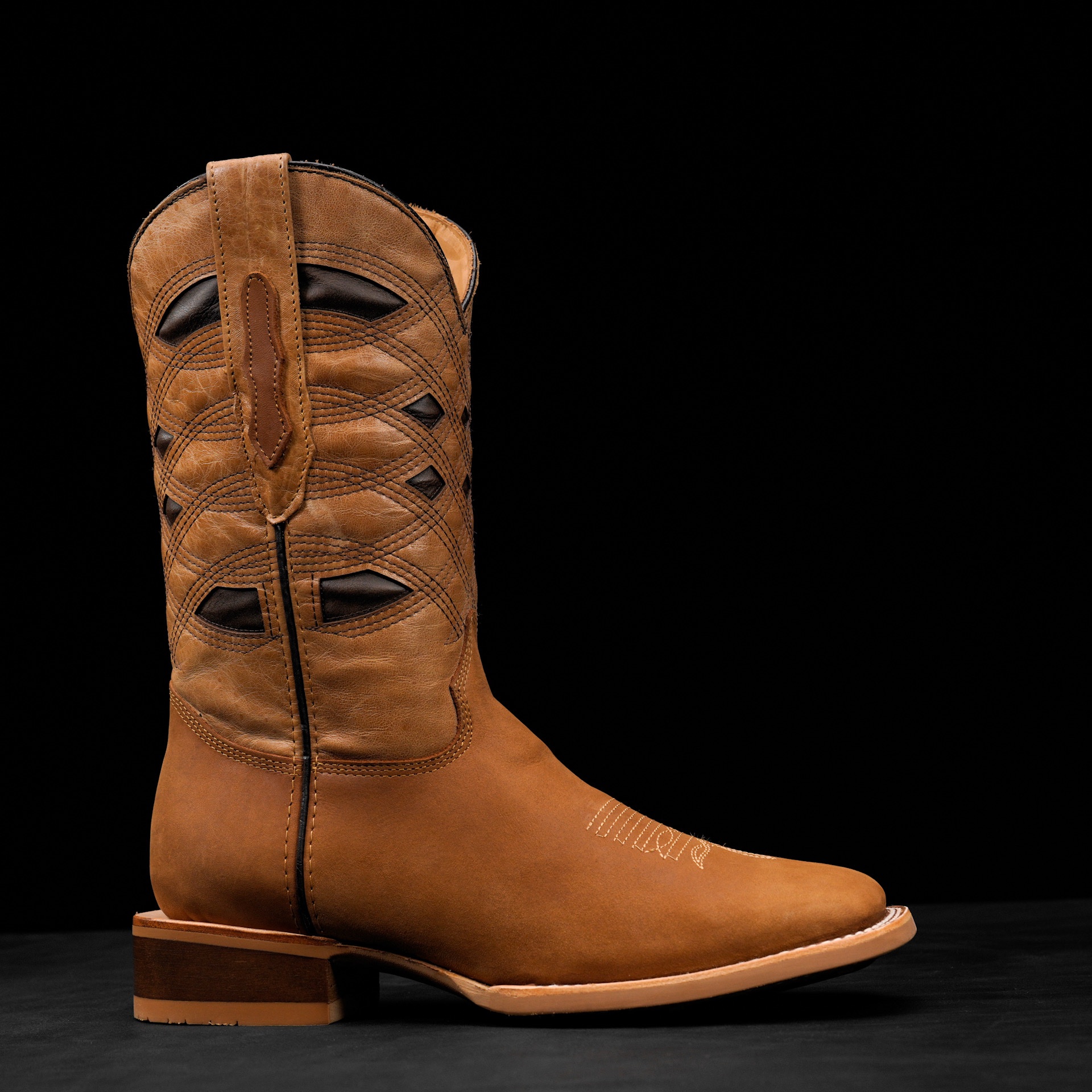 Honey Cowhide – Arena Square Toe - Image 2