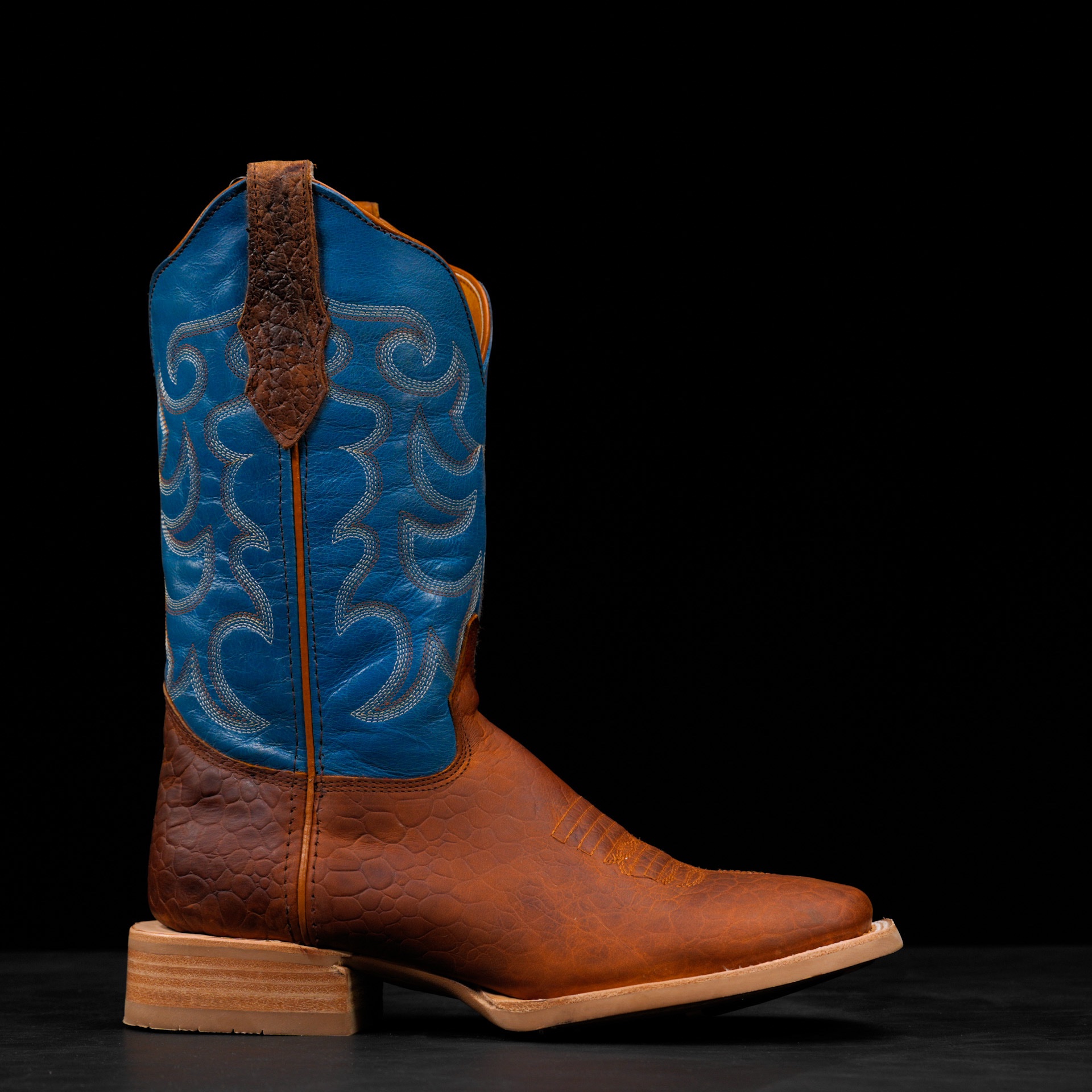 Honey Bullhide - Ranch Square Toe - Image 2