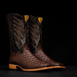 Brown Giant Python – Square Toe
