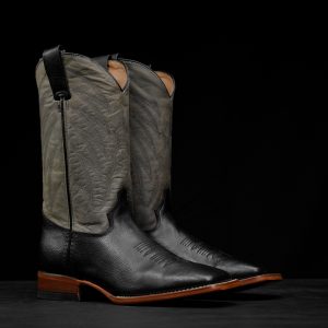 Black Cowhide – Square Toe