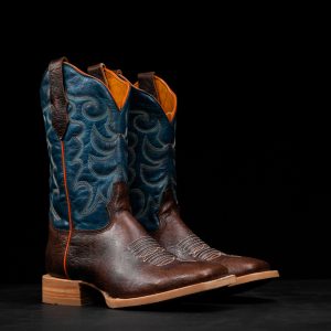 Brown Bullhide - Ranch Square Toe