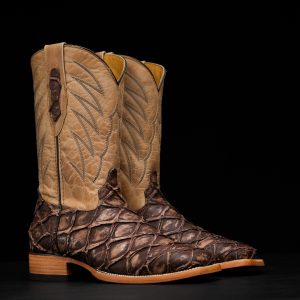 Matte Mocha Pirarucu – Square Toe