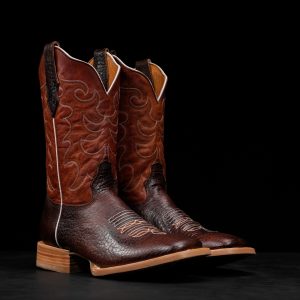 Brown Bullhide - Ranch Square Toe