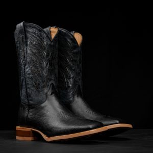 Black Bullhide - Arena Square Toe