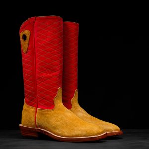 Honey Roughout - Square Toe