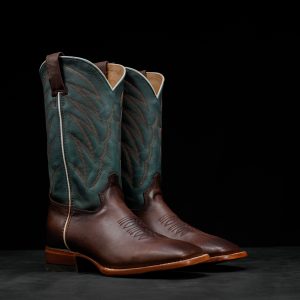 Brown Cowhide – Square Toe