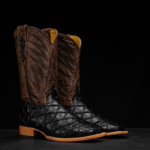 Black Pirarucu – Square Toe