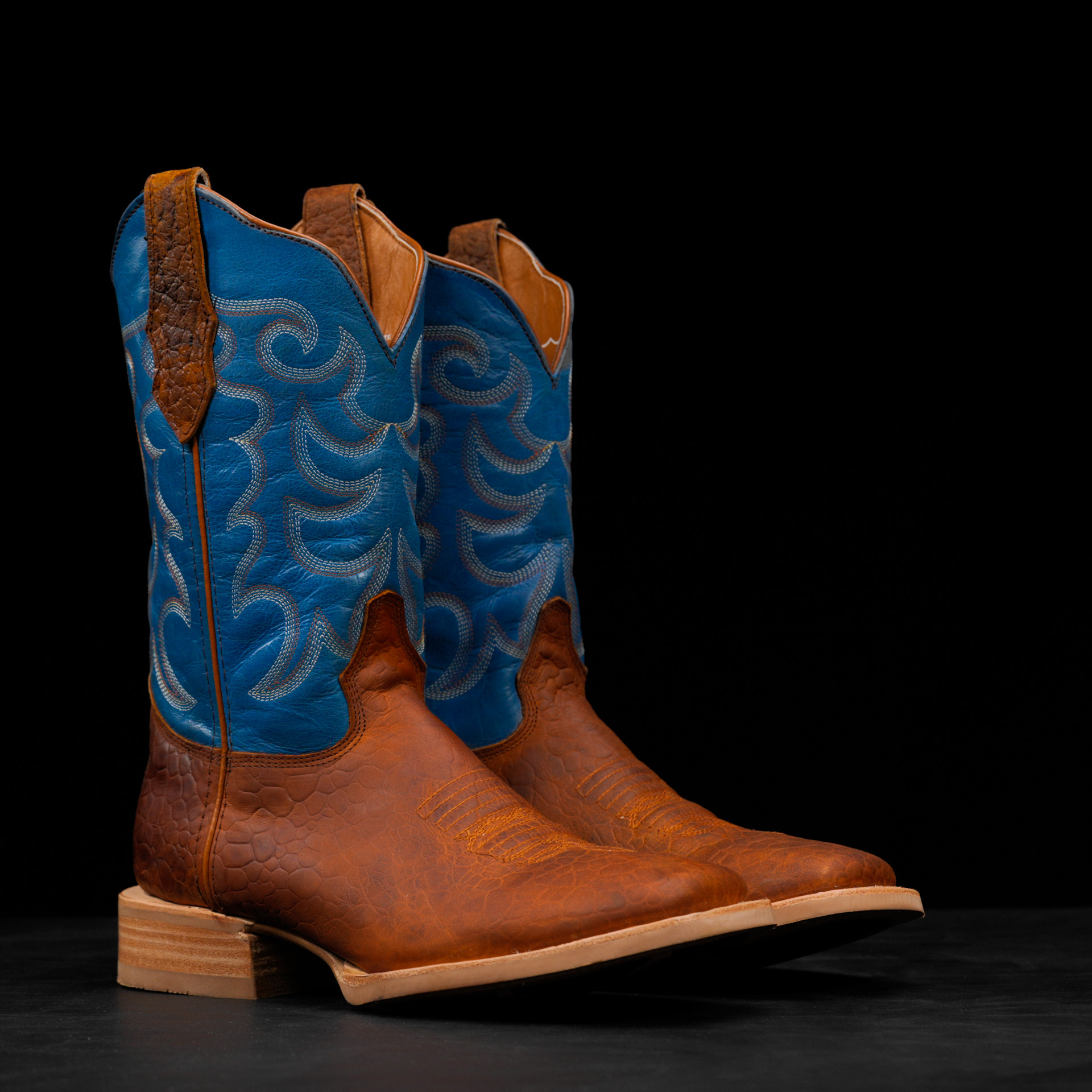 Honey Bullhide - Ranch Square Toe