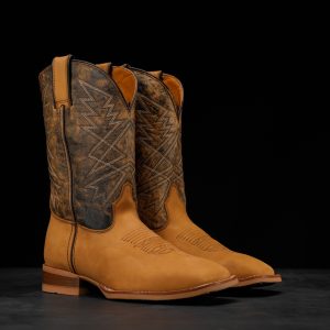 Honey Cowhide – Square Toe