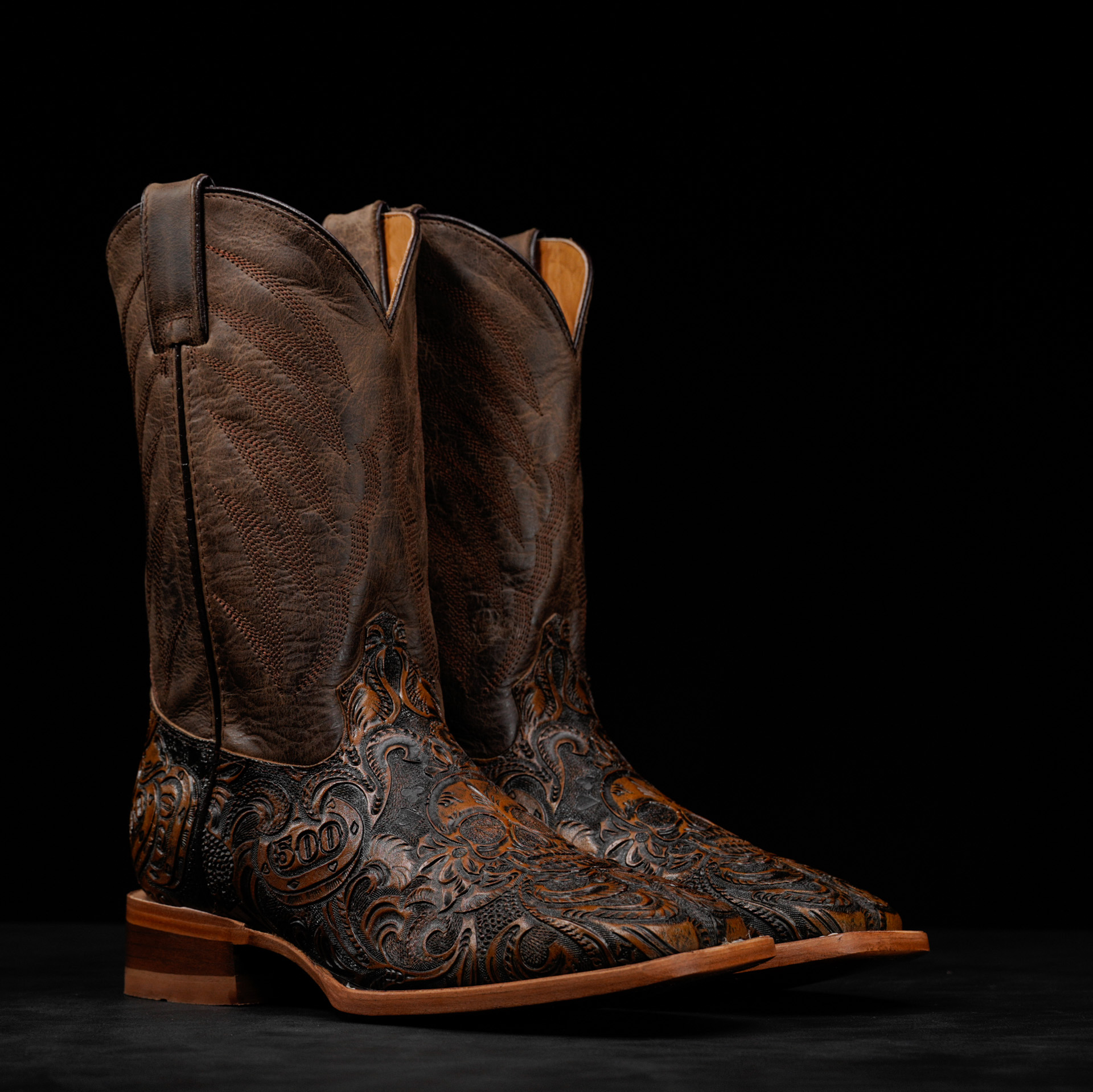 Tan Safari "The Gambler 3.0" – Square Toe - Image 8