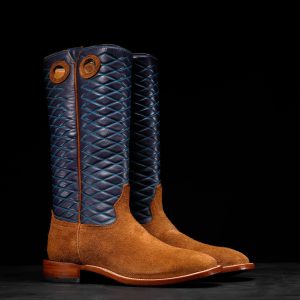 Cognac Roughout - Square Toe