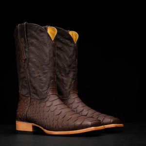 Brown Giant Python – Square Toe