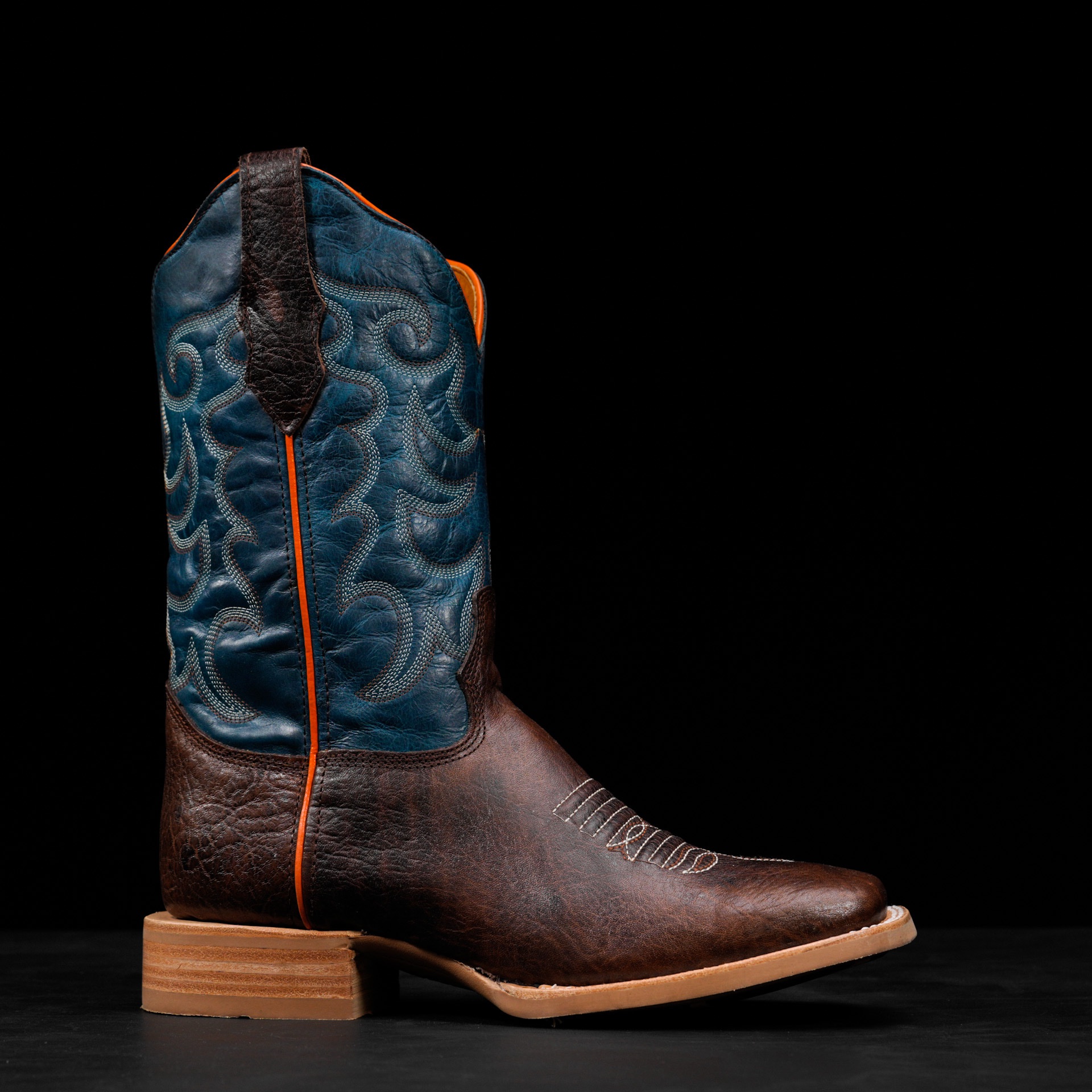 Brown Bullhide - Ranch Square Toe - Image 2