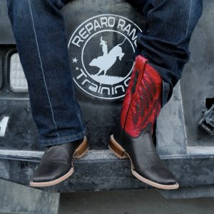 Black Bullhide - Arena Square Toe