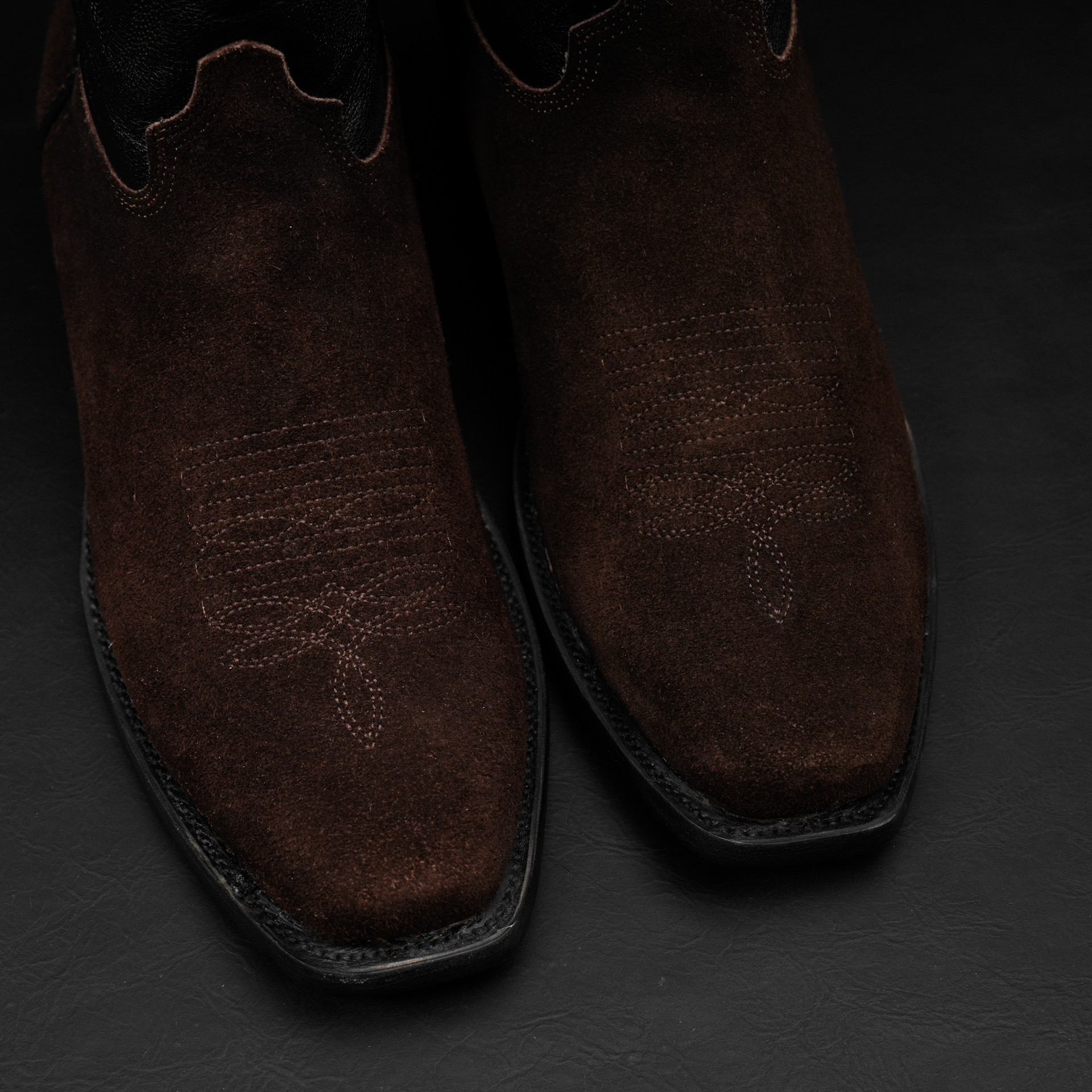 Brown Roughout – Cutter Toe - Image 3